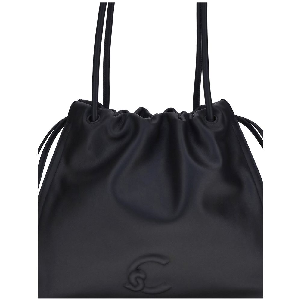 Coccinelle Black Calf Leather Bos Taurus Handbag Coccinelle