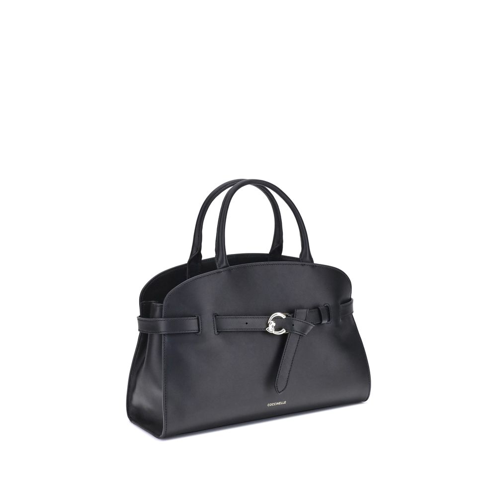 Coccinelle Black Calf Leather Bos Taurus Handbag Coccinelle