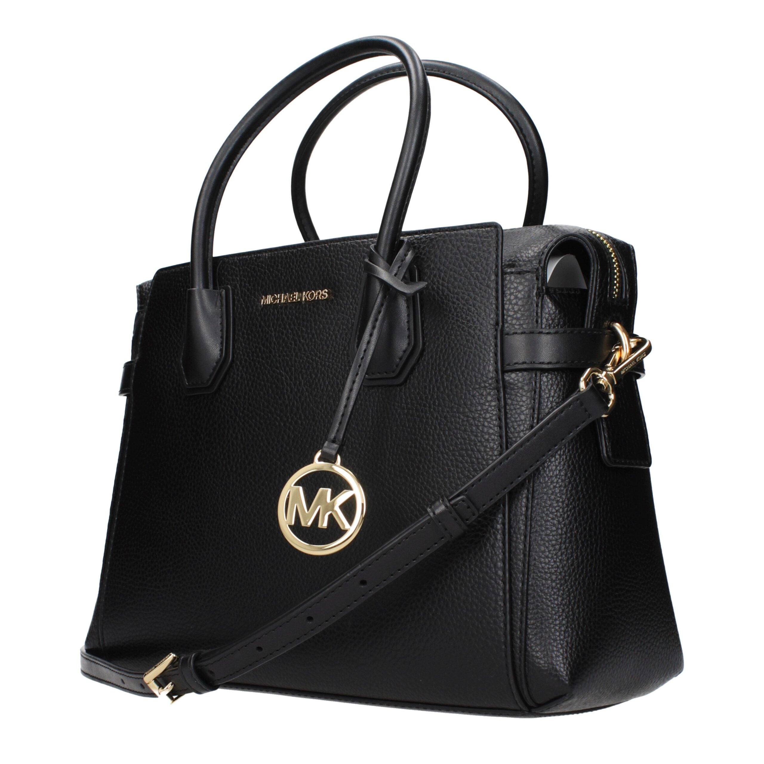 Michael Kors handtas in zwart leer