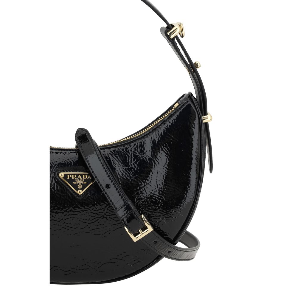 Prada Black Calf Leather Bos Taurus Shoulder Bag Prada