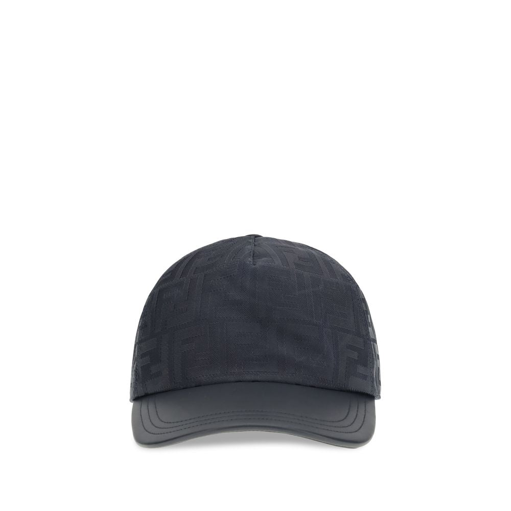 Fendi Blue Polyamide Cap (Baseball Hat) Fendi